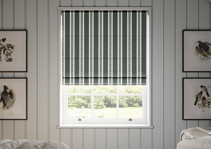 The British Stripe Co. Edgar, Teignbridge No.1 - Roman Blind - Image 3